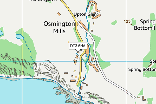 DT3 6HA map - OS VectorMap District (Ordnance Survey) DT3 6HA map - OS VectorMap District (Ordnance Survey)