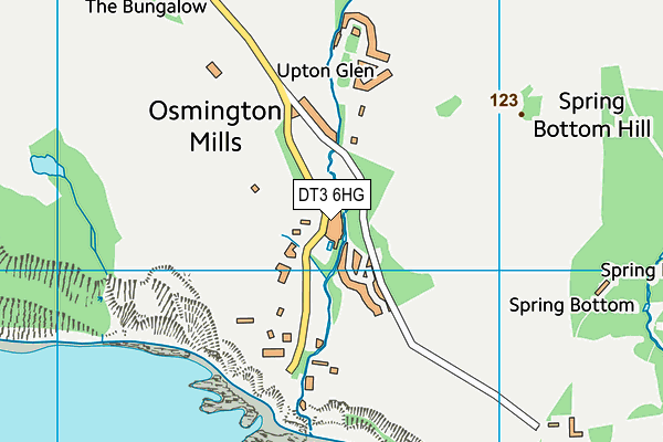 DT3 6HG map - OS VectorMap District (Ordnance Survey) DT3 6HG map - OS VectorMap District (Ordnance Survey)