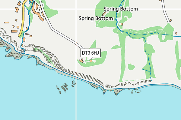 DT3 6HJ map - OS VectorMap District (Ordnance Survey) DT3 6HJ map - OS VectorMap District (Ordnance Survey)