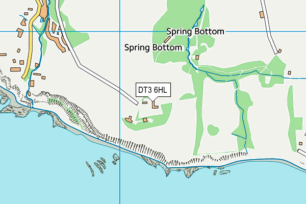 DT3 6HL map - OS VectorMap District (Ordnance Survey) DT3 6HL map - OS VectorMap District (Ordnance Survey)