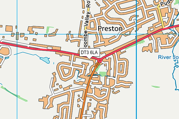 DT3 6LA map - OS VectorMap District (Ordnance Survey) DT3 6LA map - OS VectorMap District (Ordnance Survey)