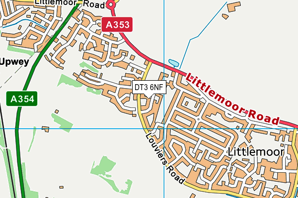 DT3 6NF map - OS VectorMap District (Ordnance Survey) DT3 6NF map - OS VectorMap District (Ordnance Survey)