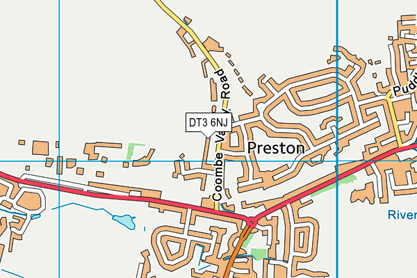 DT3 6NJ map - OS VectorMap District (Ordnance Survey) DT3 6NJ map - OS VectorMap District (Ordnance Survey)
