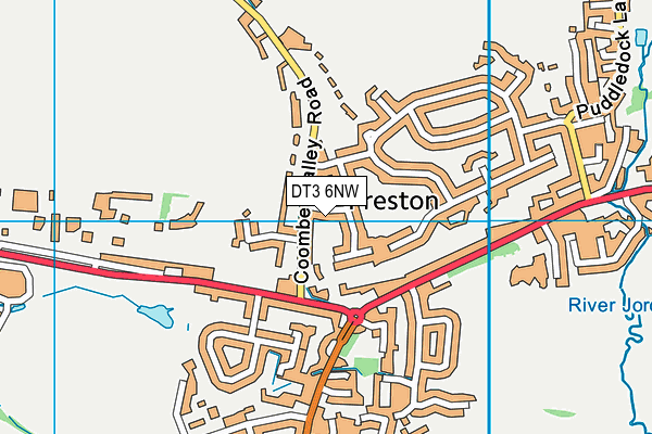 DT3 6NW map - OS VectorMap District (Ordnance Survey) DT3 6NW map - OS VectorMap District (Ordnance Survey)