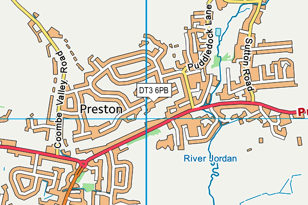 DT3 6PB map - OS VectorMap District (Ordnance Survey) DT3 6PB map - OS VectorMap District (Ordnance Survey)