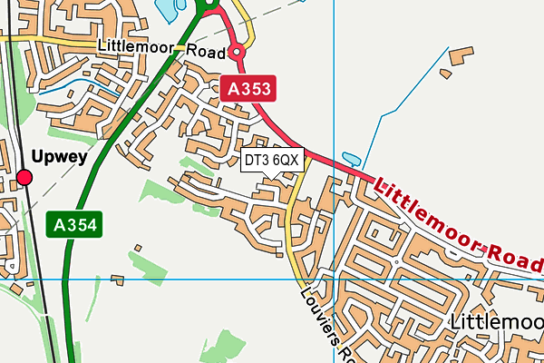 DT3 6QX map - OS VectorMap District (Ordnance Survey) DT3 6QX map - OS VectorMap District (Ordnance Survey)