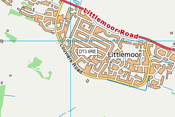 DT3 6RE map - OS VectorMap District (Ordnance Survey) DT3 6RE map - OS VectorMap District (Ordnance Survey)