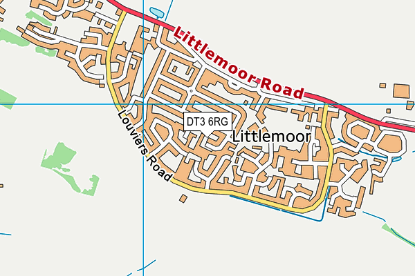 DT3 6RG map - OS VectorMap District (Ordnance Survey) DT3 6RG map - OS VectorMap District (Ordnance Survey)