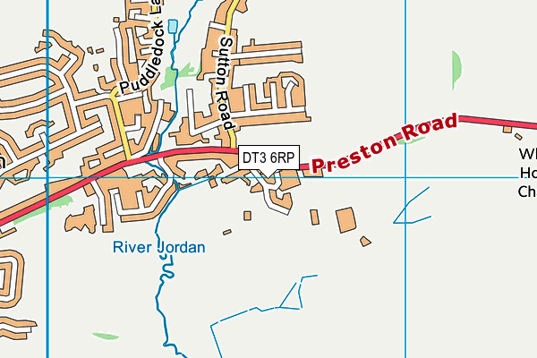 DT3 6RP map - OS VectorMap District (Ordnance Survey) DT3 6RP map - OS VectorMap District (Ordnance Survey)
