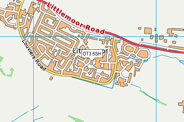 DT3 6SH map - OS VectorMap District (Ordnance Survey) DT3 6SH map - OS VectorMap District (Ordnance Survey)