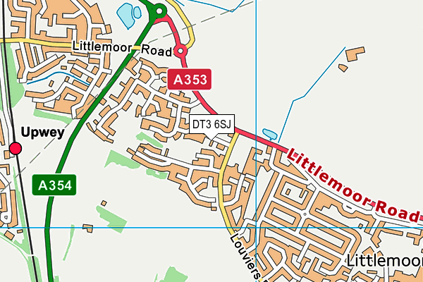 DT3 6SJ map - OS VectorMap District (Ordnance Survey) DT3 6SJ map - OS VectorMap District (Ordnance Survey)