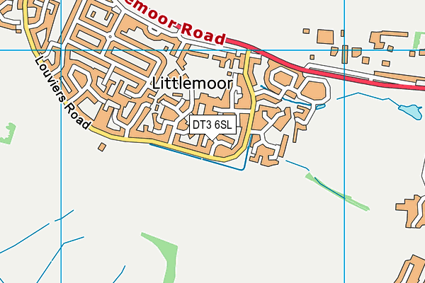 DT3 6SL map - OS VectorMap District (Ordnance Survey) DT3 6SL map - OS VectorMap District (Ordnance Survey)