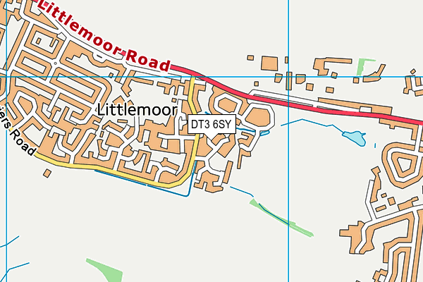 DT3 6SY map - OS VectorMap District (Ordnance Survey) DT3 6SY map - OS VectorMap District (Ordnance Survey)