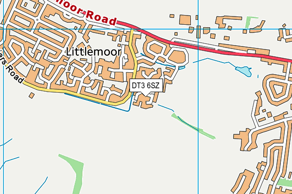 DT3 6SZ map - OS VectorMap District (Ordnance Survey) DT3 6SZ map - OS VectorMap District (Ordnance Survey)