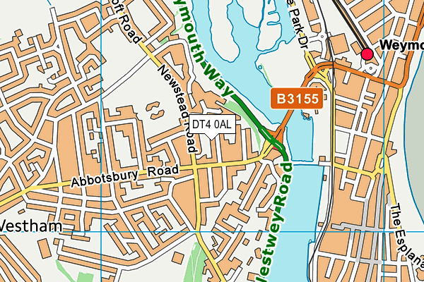 DT4 0AL map - OS VectorMap District (Ordnance Survey) DT4 0AL map - OS VectorMap District (Ordnance Survey)