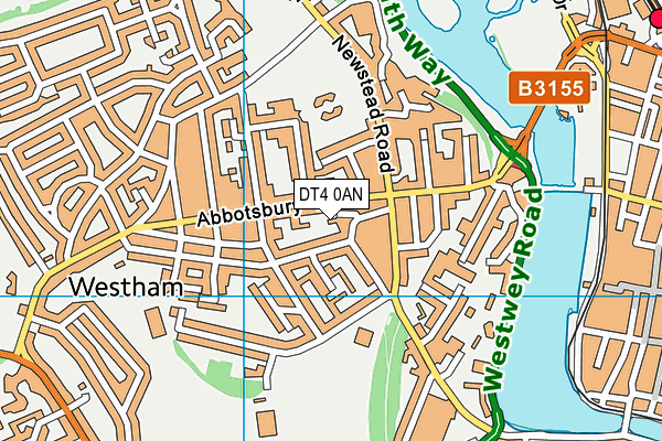 DT4 0AN map - OS VectorMap District (Ordnance Survey) DT4 0AN map - OS VectorMap District (Ordnance Survey)
