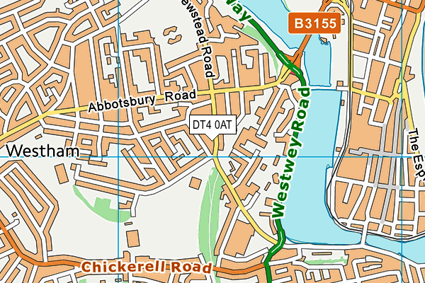 DT4 0AT map - OS VectorMap District (Ordnance Survey) DT4 0AT map - OS VectorMap District (Ordnance Survey)
