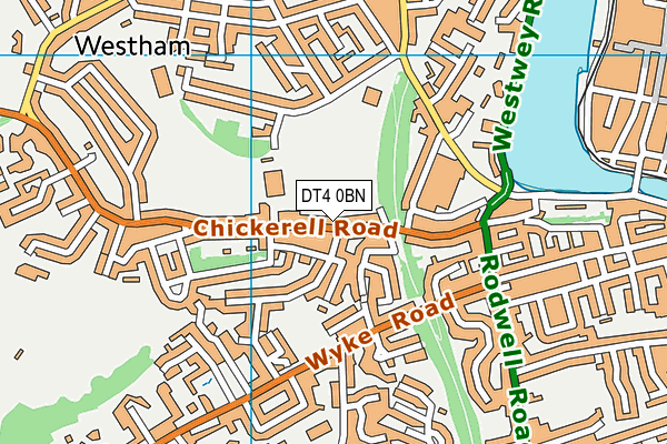 DT4 0BN map - OS VectorMap District (Ordnance Survey) DT4 0BN map - OS VectorMap District (Ordnance Survey)