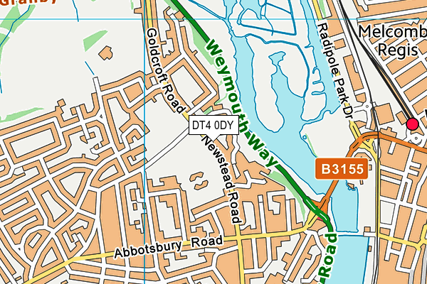 DT4 0DY map - OS VectorMap District (Ordnance Survey) DT4 0DY map - OS VectorMap District (Ordnance Survey)