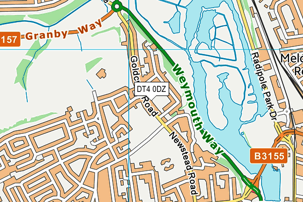 DT4 0DZ map - OS VectorMap District (Ordnance Survey) DT4 0DZ map - OS VectorMap District (Ordnance Survey)