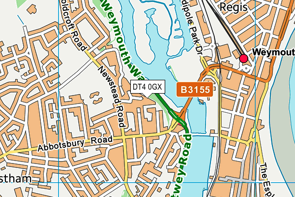 DT4 0GX map - OS VectorMap District (Ordnance Survey) DT4 0GX map - OS VectorMap District (Ordnance Survey)