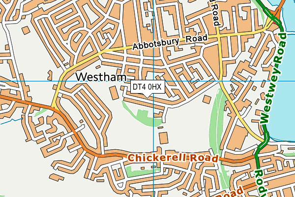 DT4 0HX map - OS VectorMap District (Ordnance Survey) DT4 0HX map - OS VectorMap District (Ordnance Survey)