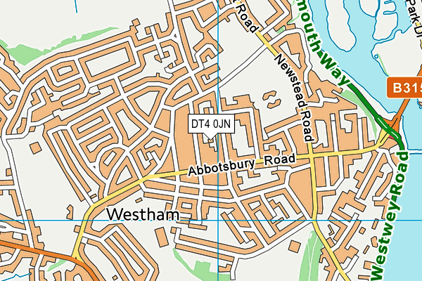 DT4 0JN map - OS VectorMap District (Ordnance Survey) DT4 0JN map - OS VectorMap District (Ordnance Survey)