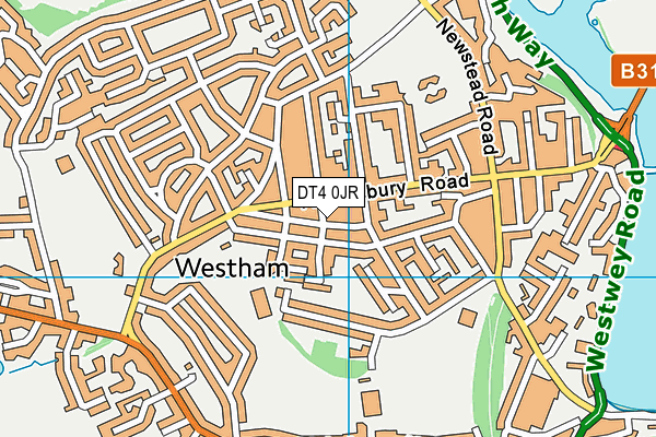 DT4 0JR map - OS VectorMap District (Ordnance Survey) DT4 0JR map - OS VectorMap District (Ordnance Survey)