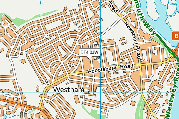 DT4 0JW map - OS VectorMap District (Ordnance Survey) DT4 0JW map - OS VectorMap District (Ordnance Survey)