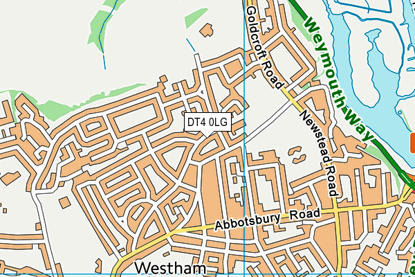 DT4 0LG map - OS VectorMap District (Ordnance Survey) DT4 0LG map - OS VectorMap District (Ordnance Survey)
