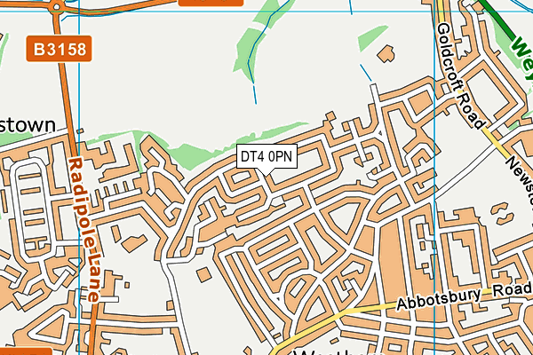 DT4 0PN map - OS VectorMap District (Ordnance Survey) DT4 0PN map - OS VectorMap District (Ordnance Survey)