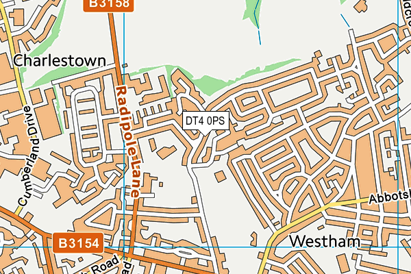 DT4 0PS map - OS VectorMap District (Ordnance Survey) DT4 0PS map - OS VectorMap District (Ordnance Survey)