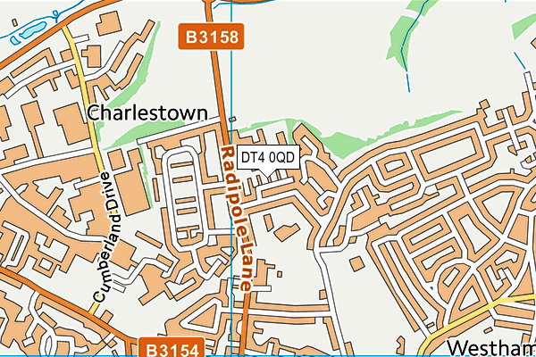 DT4 0QD map - OS VectorMap District (Ordnance Survey) DT4 0QD map - OS VectorMap District (Ordnance Survey)