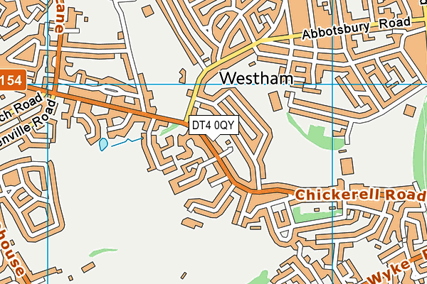 DT4 0QY map - OS VectorMap District (Ordnance Survey) DT4 0QY map - OS VectorMap District (Ordnance Survey)