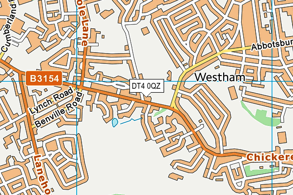 DT4 0QZ map - OS VectorMap District (Ordnance Survey) DT4 0QZ map - OS VectorMap District (Ordnance Survey)