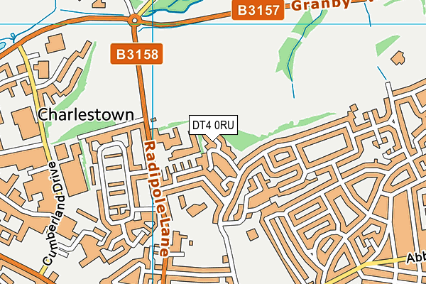 DT4 0RU map - OS VectorMap District (Ordnance Survey) DT4 0RU map - OS VectorMap District (Ordnance Survey)