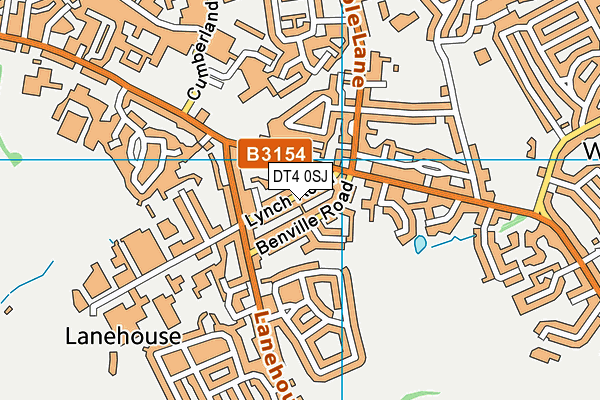DT4 0SJ map - OS VectorMap District (Ordnance Survey) DT4 0SJ map - OS VectorMap District (Ordnance Survey)
