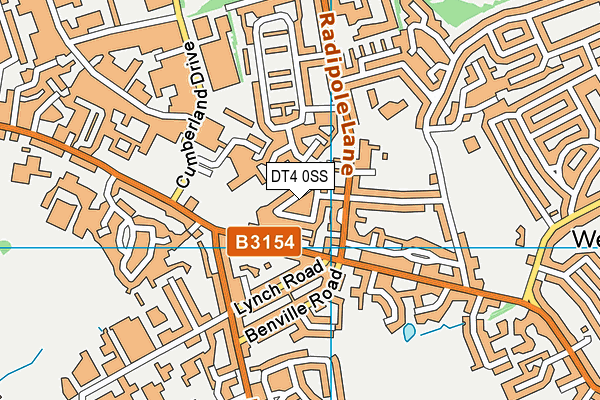 DT4 0SS map - OS VectorMap District (Ordnance Survey) DT4 0SS map - OS VectorMap District (Ordnance Survey)