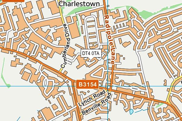 DT4 0TA map - OS VectorMap District (Ordnance Survey) DT4 0TA map - OS VectorMap District (Ordnance Survey)