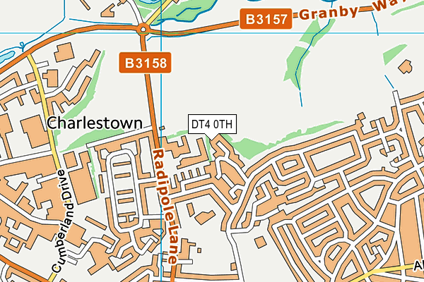 DT4 0TH map - OS VectorMap District (Ordnance Survey) DT4 0TH map - OS VectorMap District (Ordnance Survey)