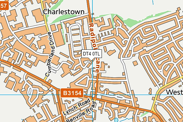 DT4 0TL map - OS VectorMap District (Ordnance Survey) DT4 0TL map - OS VectorMap District (Ordnance Survey)