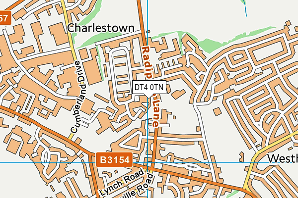 DT4 0TN map - OS VectorMap District (Ordnance Survey) DT4 0TN map - OS VectorMap District (Ordnance Survey)
