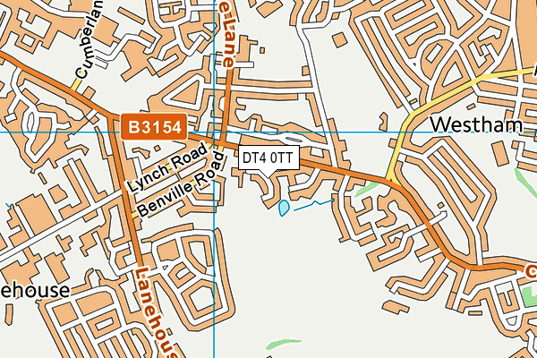 DT4 0TT map - OS VectorMap District (Ordnance Survey) DT4 0TT map - OS VectorMap District (Ordnance Survey)