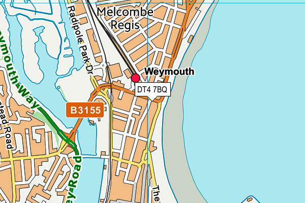 DT4 7BQ map - OS VectorMap District (Ordnance Survey) DT4 7BQ map - OS VectorMap District (Ordnance Survey)