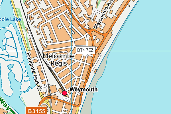 DT4 7EZ map - OS VectorMap District (Ordnance Survey) DT4 7EZ map - OS VectorMap District (Ordnance Survey)