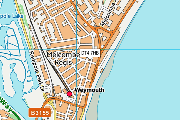 DT4 7HB map - OS VectorMap District (Ordnance Survey) DT4 7HB map - OS VectorMap District (Ordnance Survey)