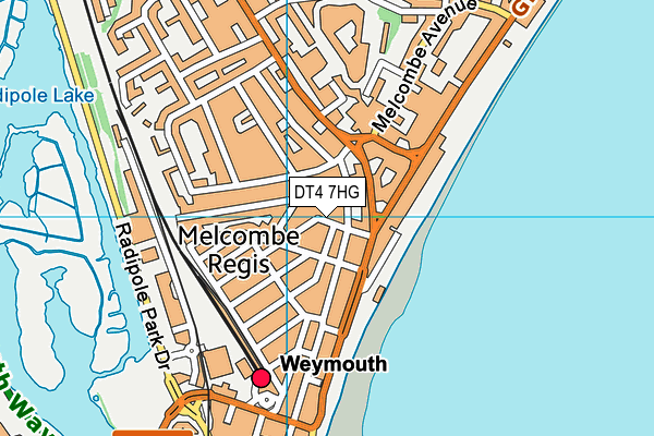 DT4 7HG map - OS VectorMap District (Ordnance Survey) DT4 7HG map - OS VectorMap District (Ordnance Survey)