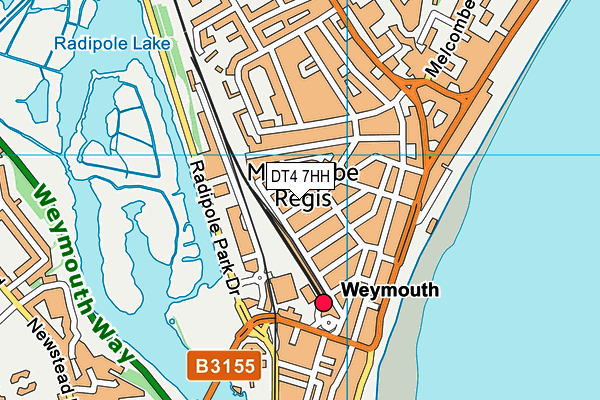 DT4 7HH map - OS VectorMap District (Ordnance Survey) DT4 7HH map - OS VectorMap District (Ordnance Survey)