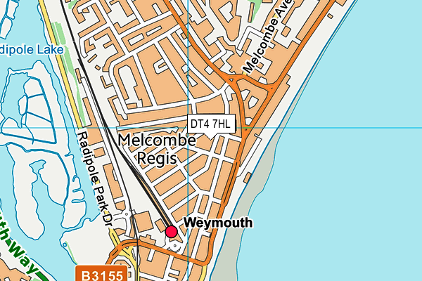 DT4 7HL map - OS VectorMap District (Ordnance Survey) DT4 7HL map - OS VectorMap District (Ordnance Survey)