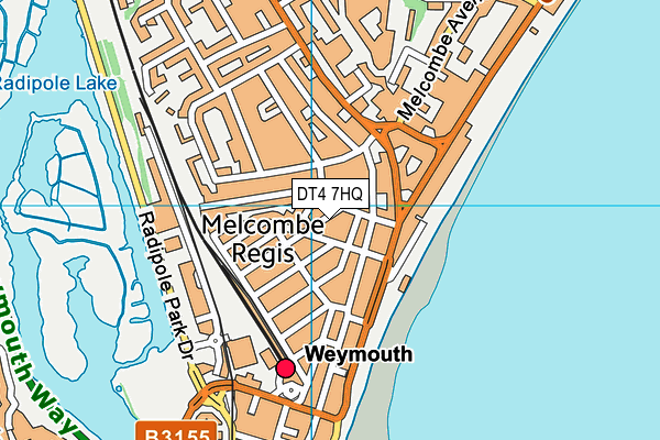 DT4 7HQ map - OS VectorMap District (Ordnance Survey) DT4 7HQ map - OS VectorMap District (Ordnance Survey)